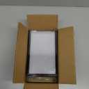 Floroom 6 Pack 5x7 Inch Clear Acrylic Sign Holders, Double-Sided Black Display Stand Picture Frames for Table Numbers, Menus, Flyers, Weddings, and Offices