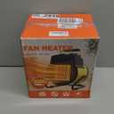 Outdoor Heater for Patio, 1500W Electric Garage Outdoor Heaters with 3 Modes, 3s Fast Heating, with Overheat Protection, Electric Space Heaters for Patio, Garage, Greenhouse, Office