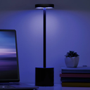  Black Rechargeable Cordless Table Lamps, Portable LED Desk Lamps, Dimming 5000mAh Rechargeable Battery Powered LED Lighting for Restaurant,Bar, Bedroom, Outdoor, Party