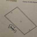 Microphone Stand Tray Clamp On Mic Stand Rack Tray Holder, Music Stand for Music Sheet for Stage, Live Streaming, Recording