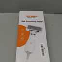 2-in-1 Dog Hair Dryer with Slicker Brush for Small-Sized Dogs and Cats | Pet Hair Dryer | Dog Blow Dryer | 300 Watts, 75-85 dB, Adjustable Temperature, Overheat Protection