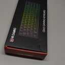 GK61s Mechanical Gaming Keyboard - 61 Keys Multi-Color RGB Illuminated LED Backlit Wired Programmable for PC/ Mac Gamer (Gateron Mechanical Blue, Black)