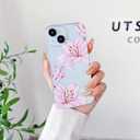 XYUQZQ Compatible with iPhone 17 Pro Max Case Cute Clear Flower Floral Butterfly Mix Pattern,for Girls Women Fashion Phone Cover,Soft TPU Designed for iPhone 17 Pro Max-Pink