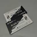 2 x EBOT Acrylic Paint Pen White Black, 6 Pack Black Paint Markers for Rock Wood Fabric Plastic Leather Glass Stone Metal Canvas,Water-Based Acrylic Paint Sets