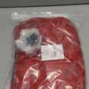 Red Heart Queen Wig Costume Women and Crown Cosplay Girls Pre-styled Fluffy Short Curly Halloween Anime Cosplay Party Wigs with Cap One Size