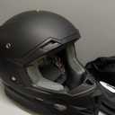 GLX GX623 Youth ATV/Dirt Bike Helmet Combo - Matte Black, Large - DOT
