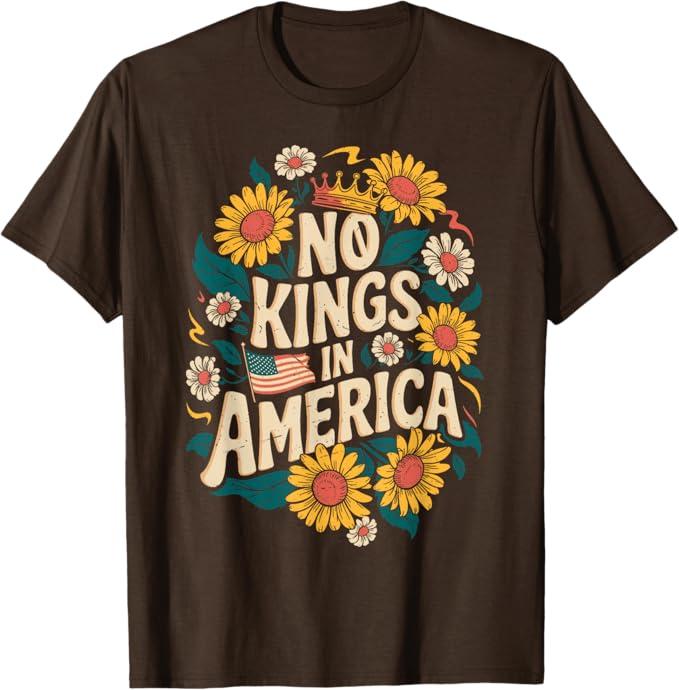 No Kings in America We The People Political Shirt Men Women T-Shirt, M