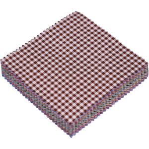 80Pcs 5x5 inch Gingham Cotton Fabric Squares, Plaid Charm Packs for Quilting 5 inch, Colorful Gingham Fabric Quilt Charm Squares 5x5 for Quilting, Sewing, and Crafts