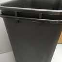 Rubbermaid Commercial 295700BK Deskside Plastic Wastebasket, Rectangular, 10 1/4 gal, Black (2)