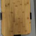 Charcuterie Board with Clear Locking Lid, Portable Travel Cheese Board & Snack Tray with Handle, 6-Compartment Charcuterie Boards, Reversible Cutting Board for Parties, Potlucks, Housewarming Gifts