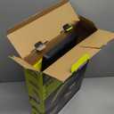 Back Stretcher with 3-Level Adjustable Lumbar Support, 88 Massage Points Spine Corrector, ABS Material, Multi Colors (Green)