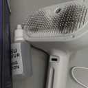 Renu Dog Brush, Renu FreshFur Dog Shower Brush + Bathing Solution, 3 in 1 Self Cleaning Steamy Pet Brushes, Dog Grooming Tool for Long & Short Hair, Removes Loose Hair Reduces Shedding (White)