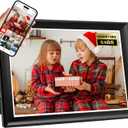 Frameo 10.51 Inch Smart WiFi Digital Photo Frame, 1920x1280 IPS LCD Touch Screen, Auto-Rotate Portrait and Landscape, Built-in 64GB Memory, Share Moments Instantly via Frameo App from Anywhere. Black.