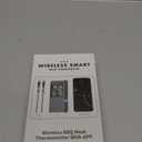 Smart Bluetooth Wireless Meat Thermometer, Real-Time Monitoring Control Digital Thermometer with Smart App, Meat Probe IP67 Waterproof High Accuracy Perfect for BBQ, Oven, Grill & Smoker