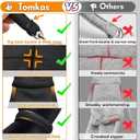 Tomkas Small Dog Sling Carrier - Classic Pocket & Classic Strap - Wrap Carrier - for 3-10 lbs Pets(Black)