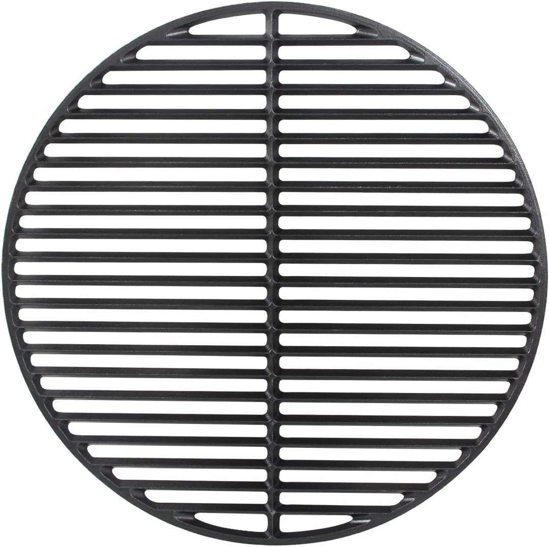 Dracarys 18" Cast Iron Cooking Grate Grids Round Accessories for Large Big Green Egg, Kamado Joe Classic Vision Grill VGKSS-CC2, B-11N1A1-Y2A Any 18" Grill