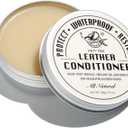 SALTY FISH All-Natural Leather Conditioner and Cleaner, Made with Mink Oil Beeswax, Protect, Soften, Waterproof Leather Furniture, Car Seats, Shoes, Boots, Bags (3.53 Oz)