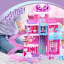 Disney Jr. Minnie Mouse Pet Hotel Playset, 23-piece Hotel Set, 20 Inch Tall Playset, Ages 3 and Up