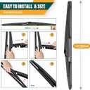 Windshield Wiper Blades Replacement for Lexus RX400h 2006-2008 RX350 2007-2009 RX330 2004-2006,Original Equipment Replacement Front Rear Wiper Blade Set - 26" 22" 14" (Set of 3)