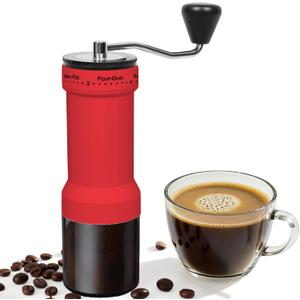 Mini Manual Coffee Grinder  40 Adjustable Settings, Portable Hand Crank Mill with 30g Capacity, Conical Burr for Espresso, Pour Over, French Press | Perfect for Travel, Camping & Office