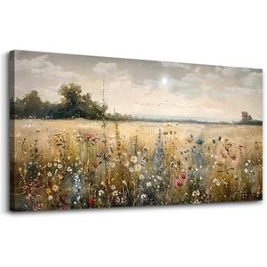 Amazon.com: Wapluam Wall Decor For Living Room Canvas Prints Wall Art Bedroom Office Decoration Vintage Abstract Painting Rural Natural Landscape Pictures Artworks Ready To Hang Farmhouse Aesthetic Home Decor: Posters & Prints