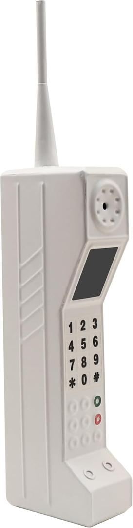 Fake Phone Prop Retro Phone, 90s Phone for Home (White)