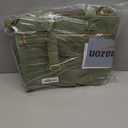 Canvas Tote Bag for Women, 15-Pockets Work Laptop Tote Purse Large Crossbody Nurse Teacher Bible Bag for School Travel Daily | with Strap & Zipper, Multi Compartment, Stand Upright Stably, College Shoulder Bag, Clinical Nursing Bag, Ideal Gift for Women (Medium-14inch, M5.green)