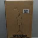 FDW Manikin 60-67Height Adjustable Female Dress Model Display Torso Body Tripod Stand Clothing Forms (Black, 60-67 Inches)