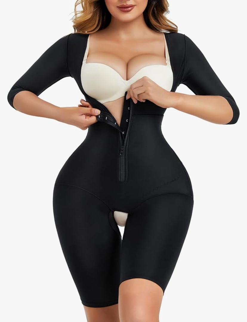 LANCS Shapewear for Women Tummy Control Fajas Colombianas Body Shaper Waist Trainer Post Surgery Compression Garment L