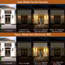 16in 2-Pack Large Motion Sensor Outdoor Wall Lights, Dusk to Dawn Porch Lights Wall Mount, Vintage Exterior Light Fixtures Sconces Lighting, Brown Wall Lanterns Outside Lights for House Front Door