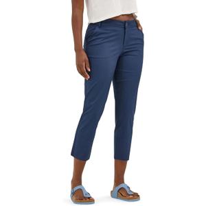Lee Womens Wrinkle Free 23" Capri Pant (12, Mood Indigo)