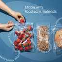 Spartan Industrial - 3 X 4 (1000 Count) 2 Mil Clear Reclosable Zip Plastic Poly Bags with Resealable Lock Seal Zipper