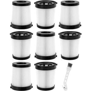 FSV001 Replacement Filter Compatiable with Fabuletta FSV001, FSV101, Girnoor G160 and G165 Afoddon A300 Cordless Stick Vacuum Cleaners Series 8 Pack