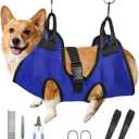 PatiencET Dog Grooming Hammock, Pet Grooming Hammock for Cats & Dogs, Dog Holder for Nail Trimming, Cat Sling for Nail Trimming with Nail Clippers/Trimmer, Nail File, Pet Comb(S)