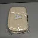 2 x 2025 Graduation Gifts for Her Women Girls,Personalized Belt Bag Waist Packs Trendy Fanny Pack Crossbody Bags,Initial White A,Cream Bag