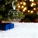 Friendship Glass Ornament for Women - Funny Friendship Ornament for Bestie, or Soul Sister, Unique Glass Christmas Tree DecorationA