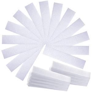 Maitys Eyebrows Small Wax Strips Kit Hair Removal Paper Facial Strips Epilating Pads for Women Men Eyebrow Body Face Arms Lip, 0.4 x 2.4 Inches, White, Wax Not Included(400 Pieces)