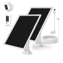Solar Panel Charger for Ring Camera, Compatible with Ring Stick Up Cam Battery, Spotlight Plus/Pro, Waterproof, 4M/13FT Cable6W Fast Charging (2Pack)