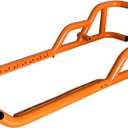 Heavy-Duty Rock Sliders Nerf Bars with Side Steps Compatible with 2018-2024Polaris Ranger XP 1000, Ranger 1000, 1000 EPS & 1000 Premium  Rugged Protection & Easy Access (Orange)