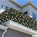 Expandable Fence Privacy Screen for Balcony Patio Outdoor,Decorative Faux Ivy Fencing Panel,Artificial Hedges