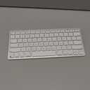 OMOTON Wireless Keyboard for Mac, Compact Ultra-Slim Design (No Number Pad), Stable Bluetooth Keyboard for Mac, Ergonomic and Portable, Compatible with MacBook Pro/Air/iMac, Silverwhite