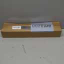 2 Pack Black Curtain Rods for Windows 28 to 48 inch, 5/8 inch Small Cafe Window Curtain Rods, Short Drapery Rod for Bedroom Kitchen (Size30-50 Inch, Matte Black)