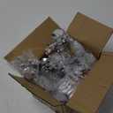 UNIQOOO 12Pcs Metallic Silver Heavy Solid Balloon Weights Pack Holder, Table Centerpiece DIY Décor for Christmas Thanksgiving Birthday Party Favors Wedding Baby Shower, Large 5 OZ 140 G. 5.5 Inch