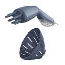 Infiniti PRO by CONAIR Steam Therapy Hair Steamer, Portable Styling Tool with 7-Inch Diffuser Attachment, 30-Second Heat-Up, Penetrating Steam for Detangling, Reshaping, and Volumizing Curls, Blue