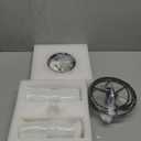 1-Light Crystal Pendant Lighting Modern Black Chandelier for Bedroom Adjustable Kitchen Island Lighting Unique Ceiling Lights Fixtures for Living Room Entrance Hallway