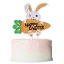 Little Bunny Cake topperHappy Easter Cake TopperBoy Girl Cake Decoration.Easter Party Cake Decorating Supplies
