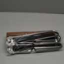 Pants Hangers Space Saving, 4 Packs Wooden Closet Organizer, Anti-Slip Design Leggings Hanger, Multi-Layer Clothing Pant Rack for Jeans, Trousers, Skirts, Scarves & Slacks