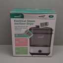 Grownsy Adjustable 4 in 1 Large Bottle Sterilizer and Dryer, 8 Bottles Capacity,Electric Steam Baby Bottle Sterilizer, Sanitizer for Baby Bottles & Pacifiers, Breast Pump Parts (Grey)