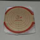 Silicone Sourdough Bread Sling Mat for Dutch Oven, 2 Pack Non-Stick & Easy Clean Reusable sourdough mat, Easy and Stable to Transfer Sourdough Bread, Round (Red)