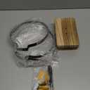 4 Pcs Wall Mount Basketball Holder with Wooden Base, Ball Storage Holders Display Rack for Autograph Basketball, Football, Soccer, Volleyball Collection, Sports Accessories Organizer for Player Fans